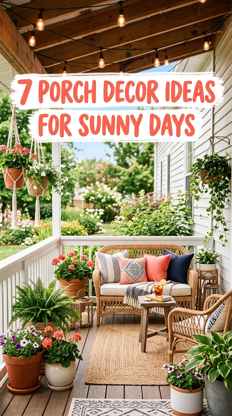 7 Porch Decor Ideas for Sunny Days