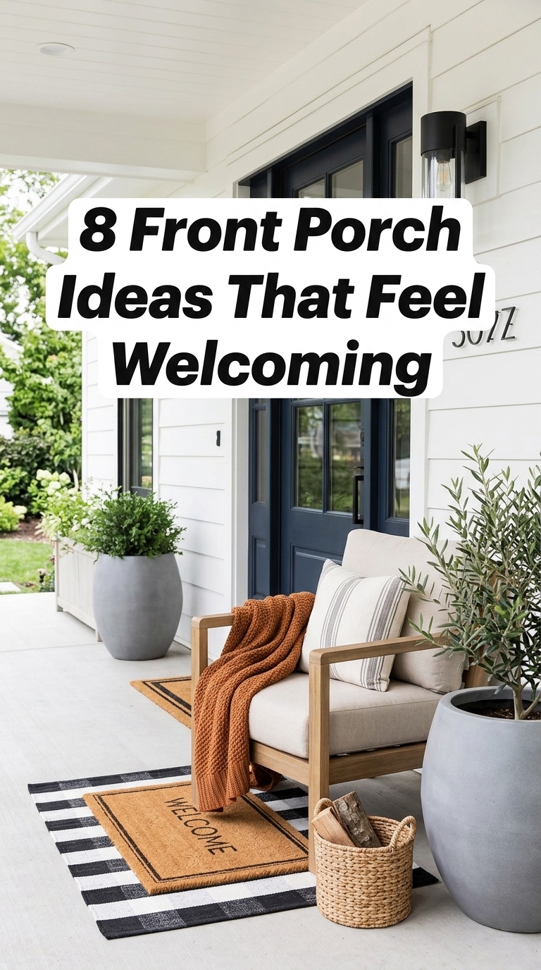 8 Front Porch Ideas That Feel Welcoming