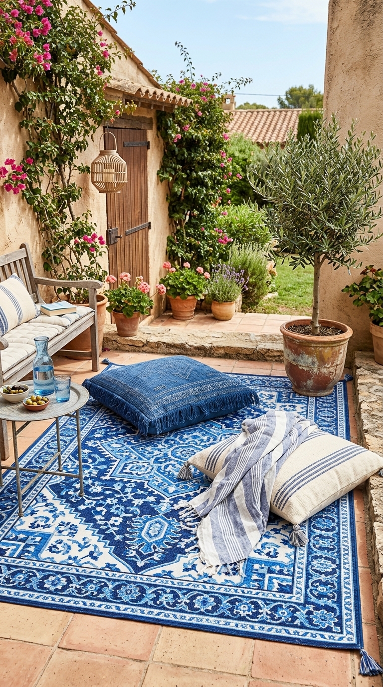 8. Outdoor Rug Zone
