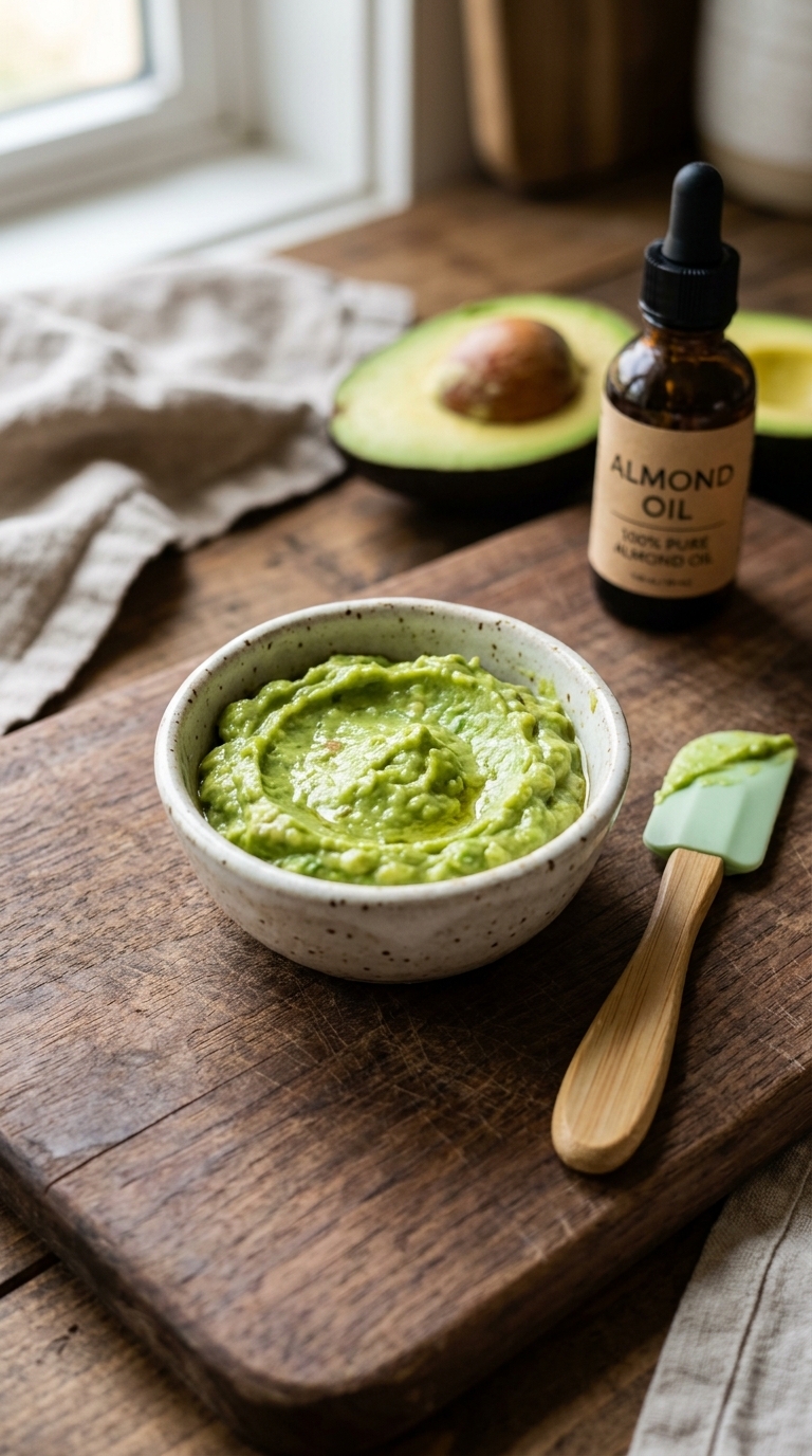 9. Avocado & Almond Oil for Deep Nourishment