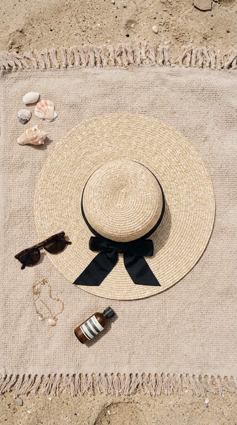 9. Bows on Your Favorite Straw Hat