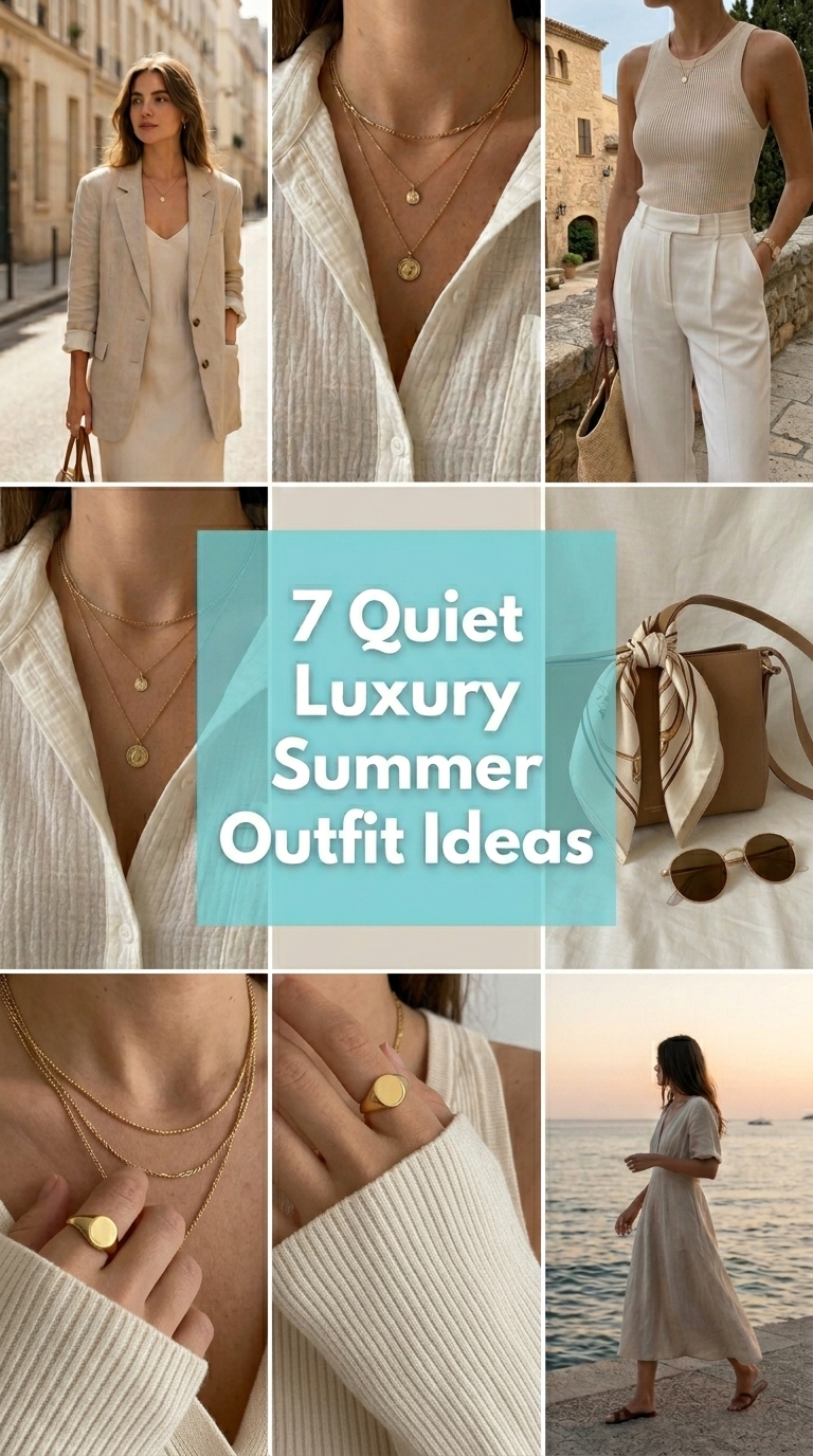 7 Quiet Luxury Summer Outfit Ideas