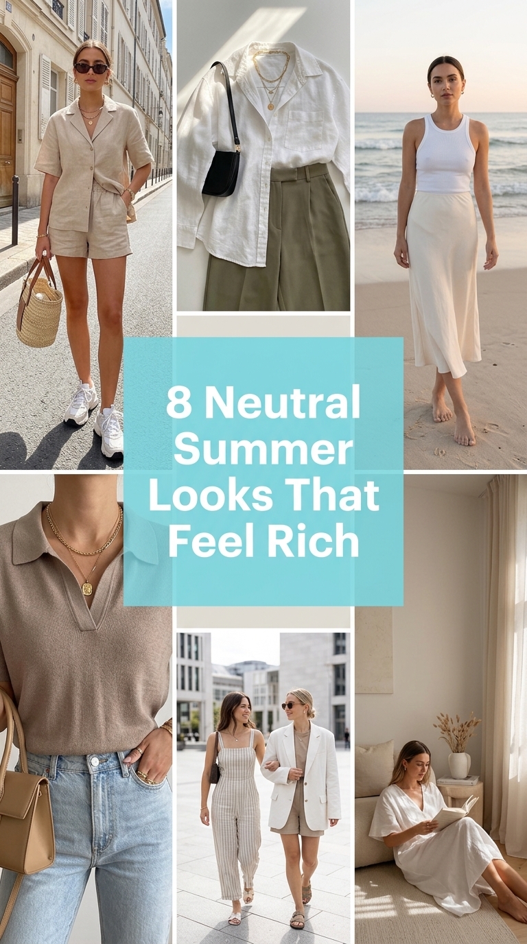 8 Neutral Summer Looks That Feel Rich