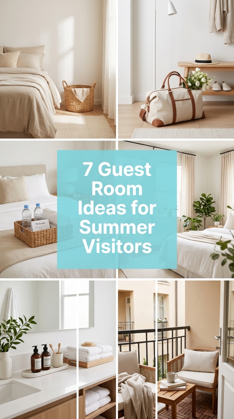 7 Guest Room Ideas for Summer Visitors