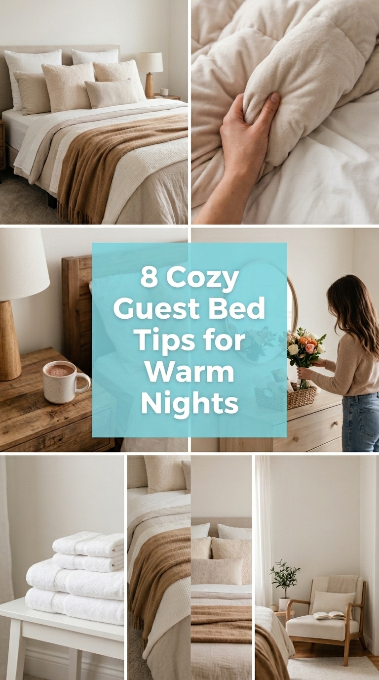 8 Cozy Guest Bed Tips for Warm Nights