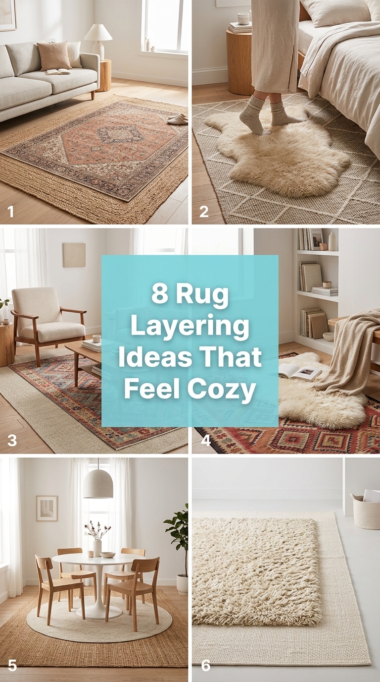 8 Rug Layering Ideas That Feel Cozy