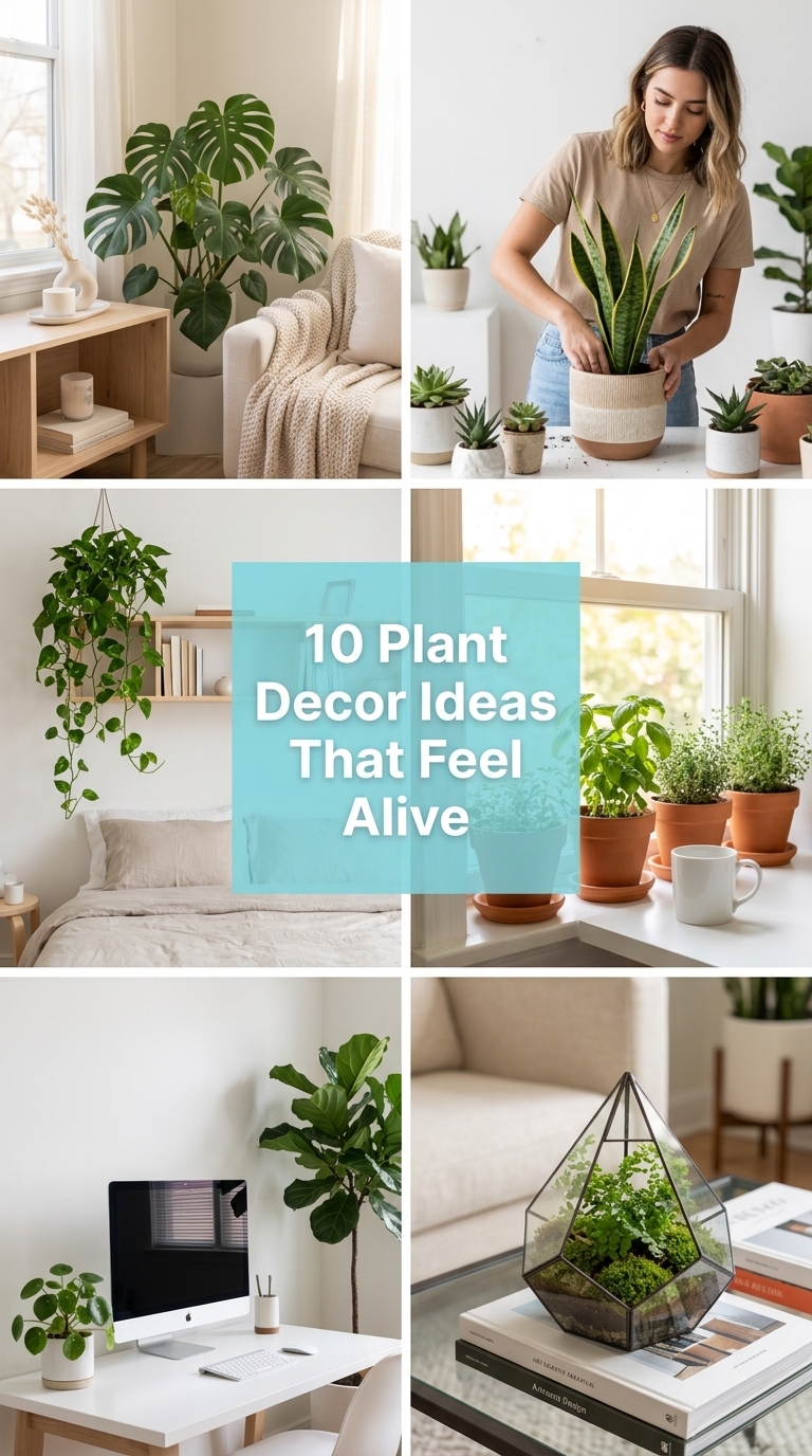 10 Plant Decor Ideas That Feel Alive