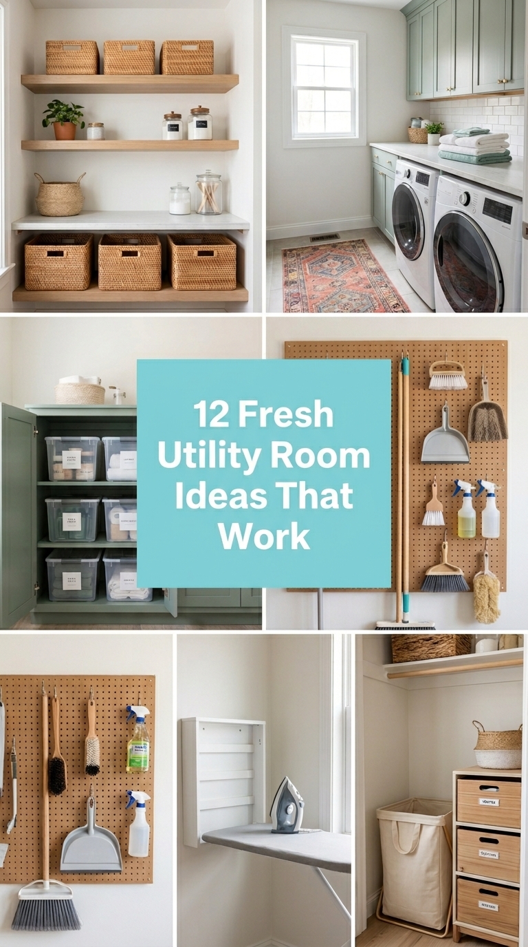 12 Fresh Utility Room Ideas That Work