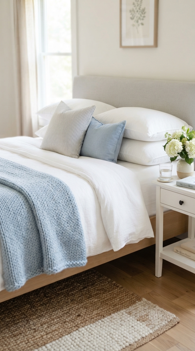 1. Embrace Serene Bedding for Instant Calm