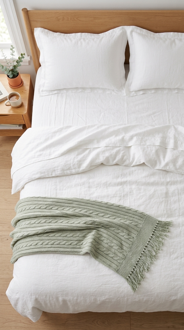 1. Swap to Breathable Bedding