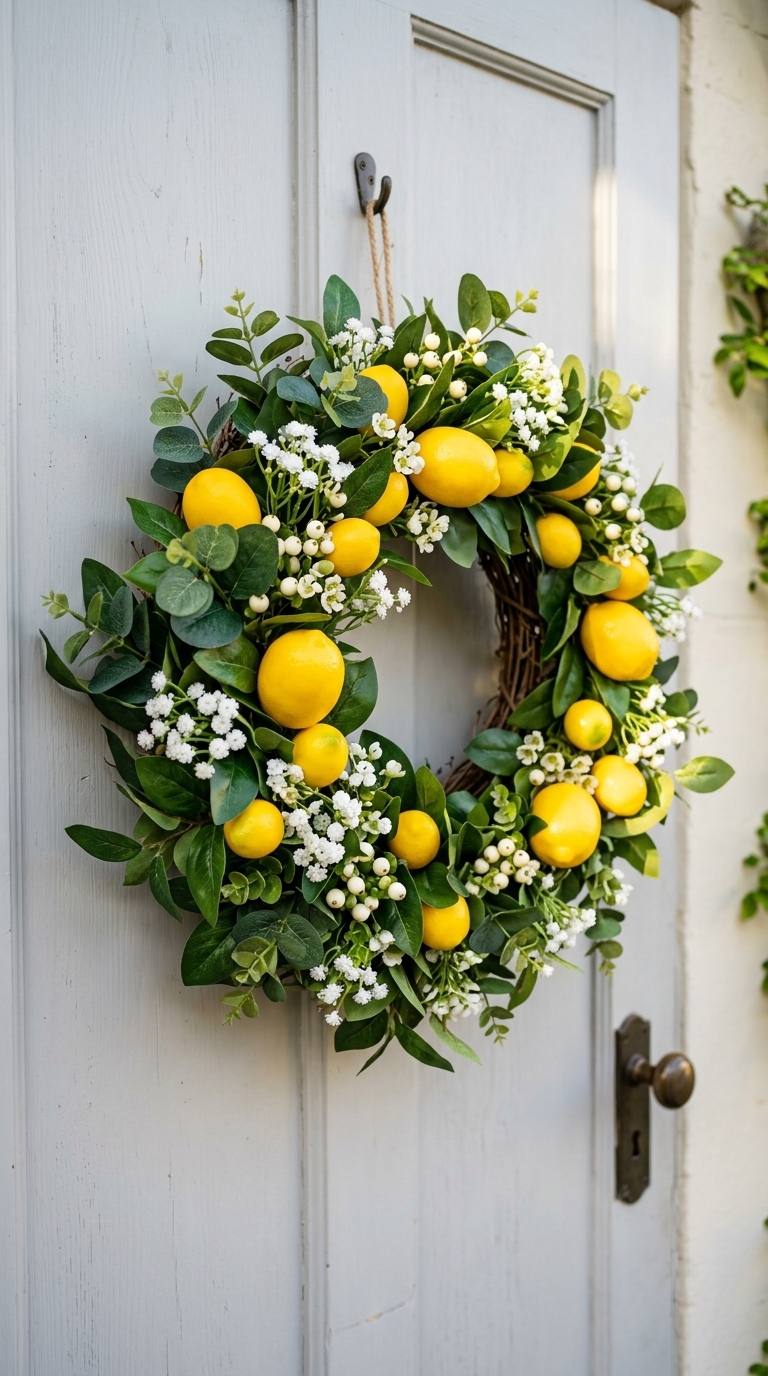 1. Zesty Lemon & Greenery Glow Up