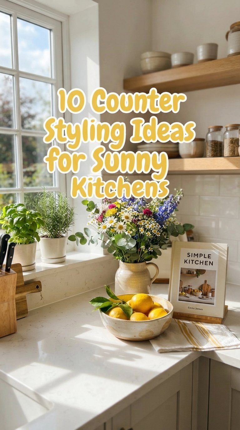 10 Counter Styling Ideas for Sunny Kitchens