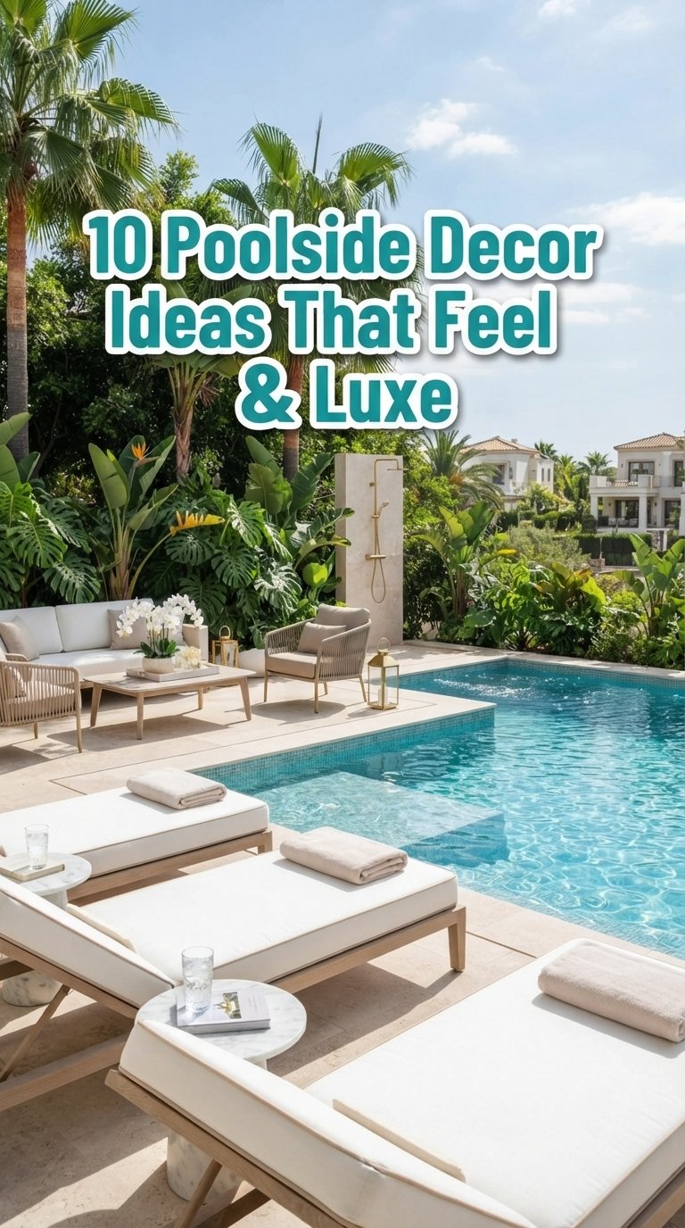 10 Poolside Decor Ideas That Feel Luxe