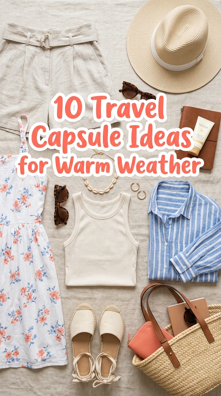 10 Travel Capsule Ideas for Warm Weather