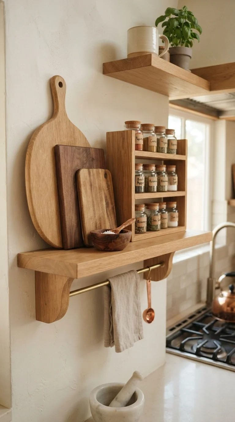 10. Play with Natural Wood Accents