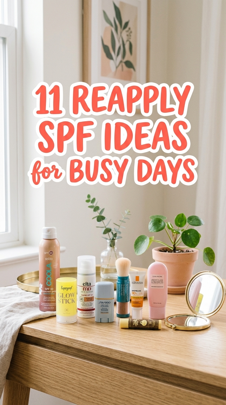 11 Reapply SPF Ideas for Busy Days