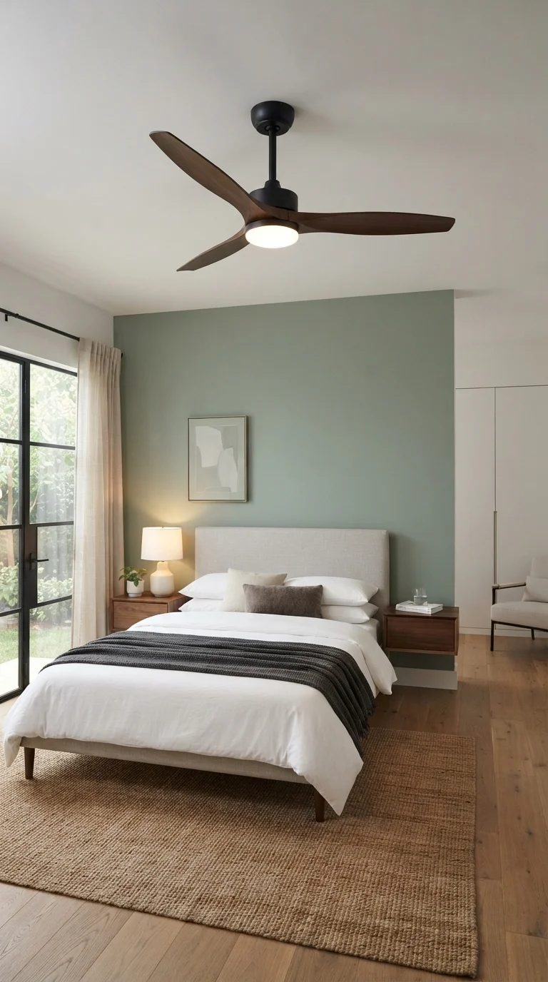 11. Sleek Ceiling Fan Upgrade