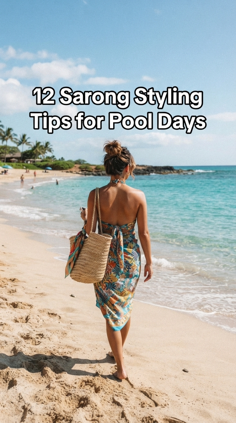 12 Sarong Styling Tips for Pool Days