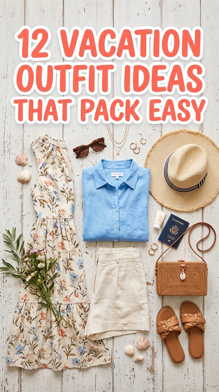 12 Vacation Outfit Ideas That Pack Easy