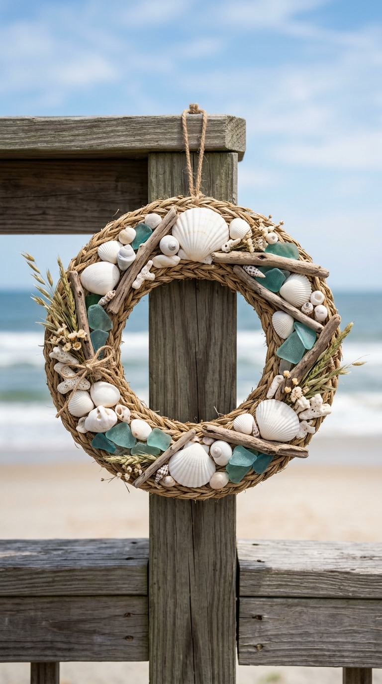 2. Coastal Chic Seashell Dream