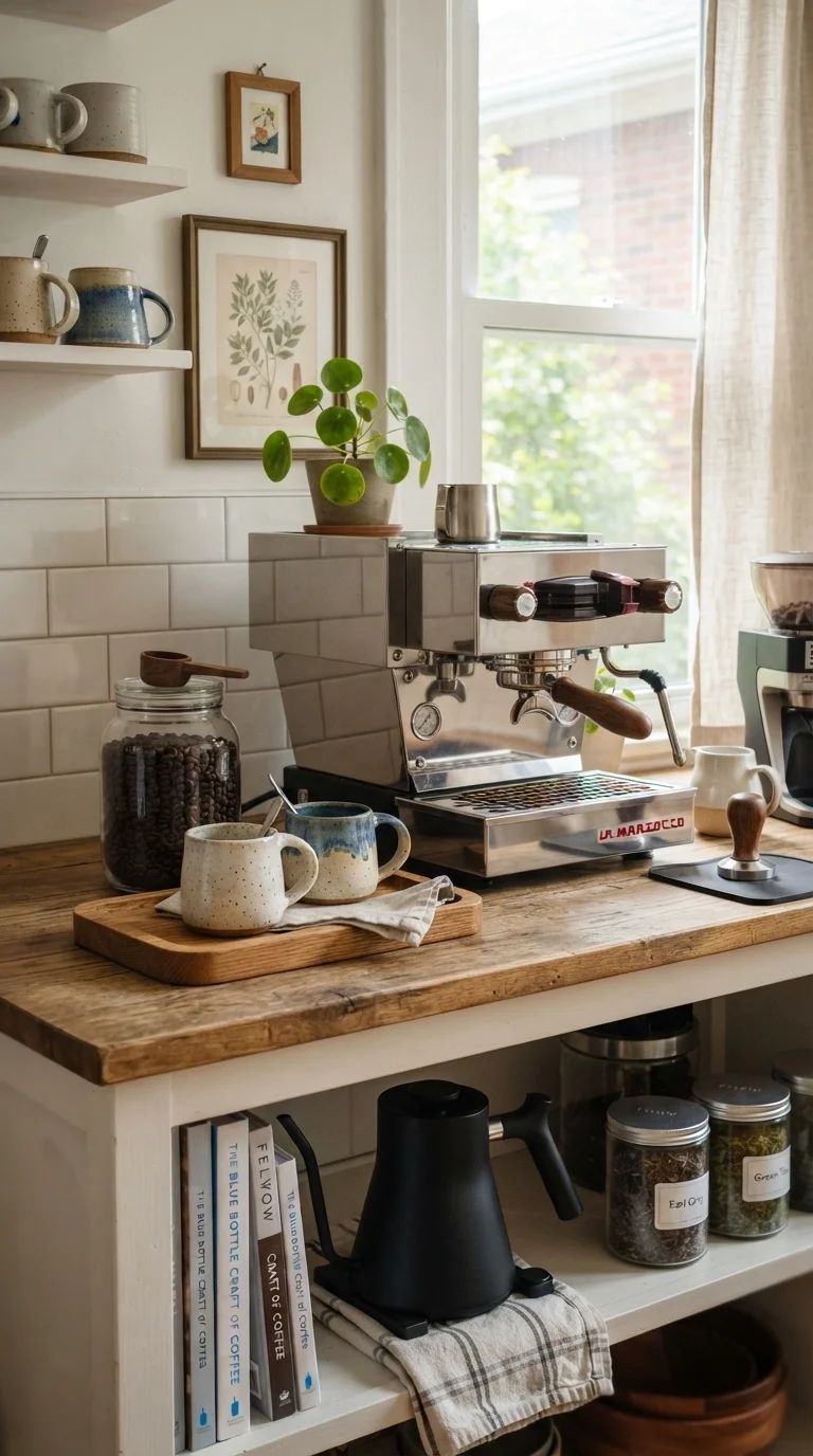 2. Curated Coffee & Tea Nook