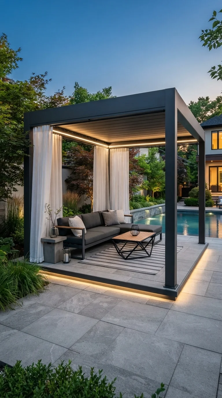 2. Design a Sleek Modern Minimalist Retreat