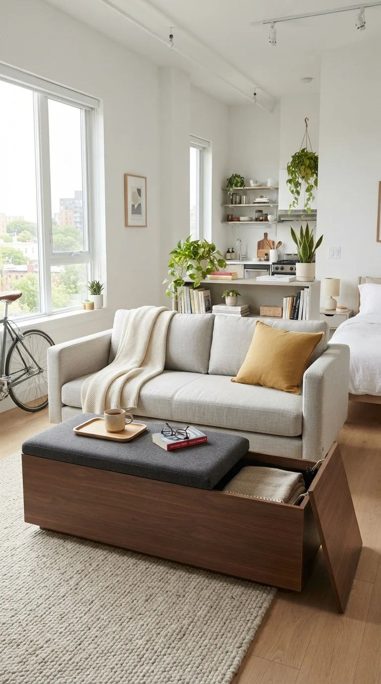 2. Embrace Multi-Functional Furniture