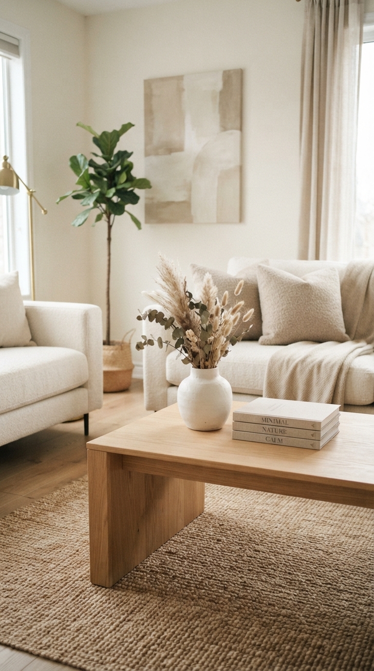 2. Natural Wood Accents for Earthy Warmth