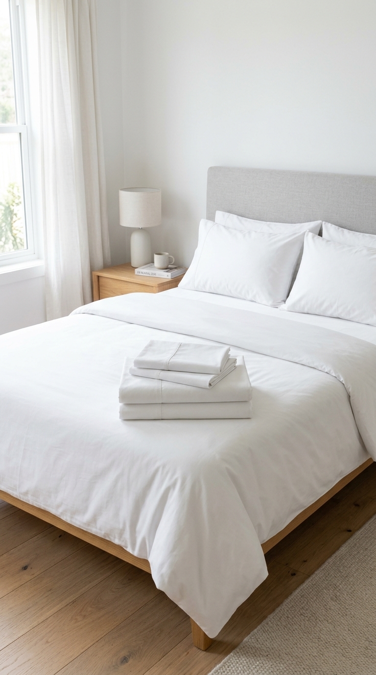 2. Opt for Lightweight Cotton Percale