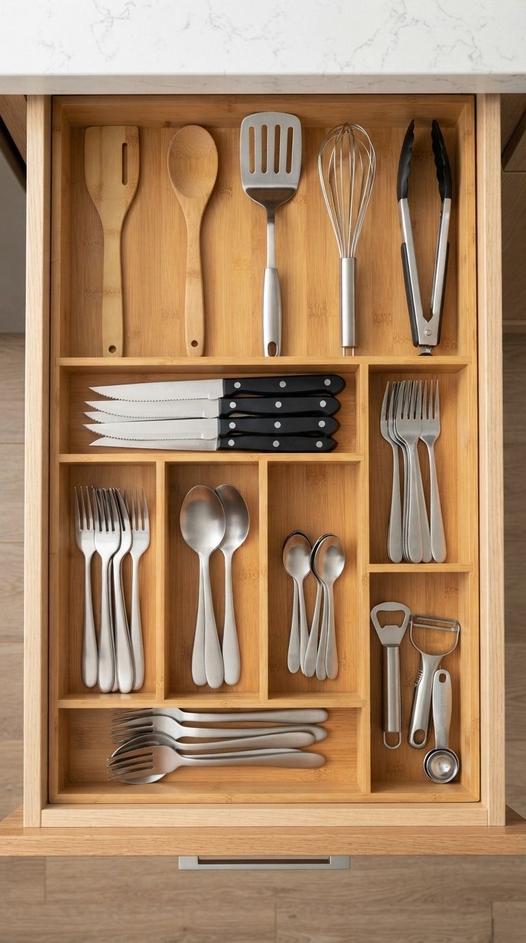 3. Drawer Dividers for Utensil Zen