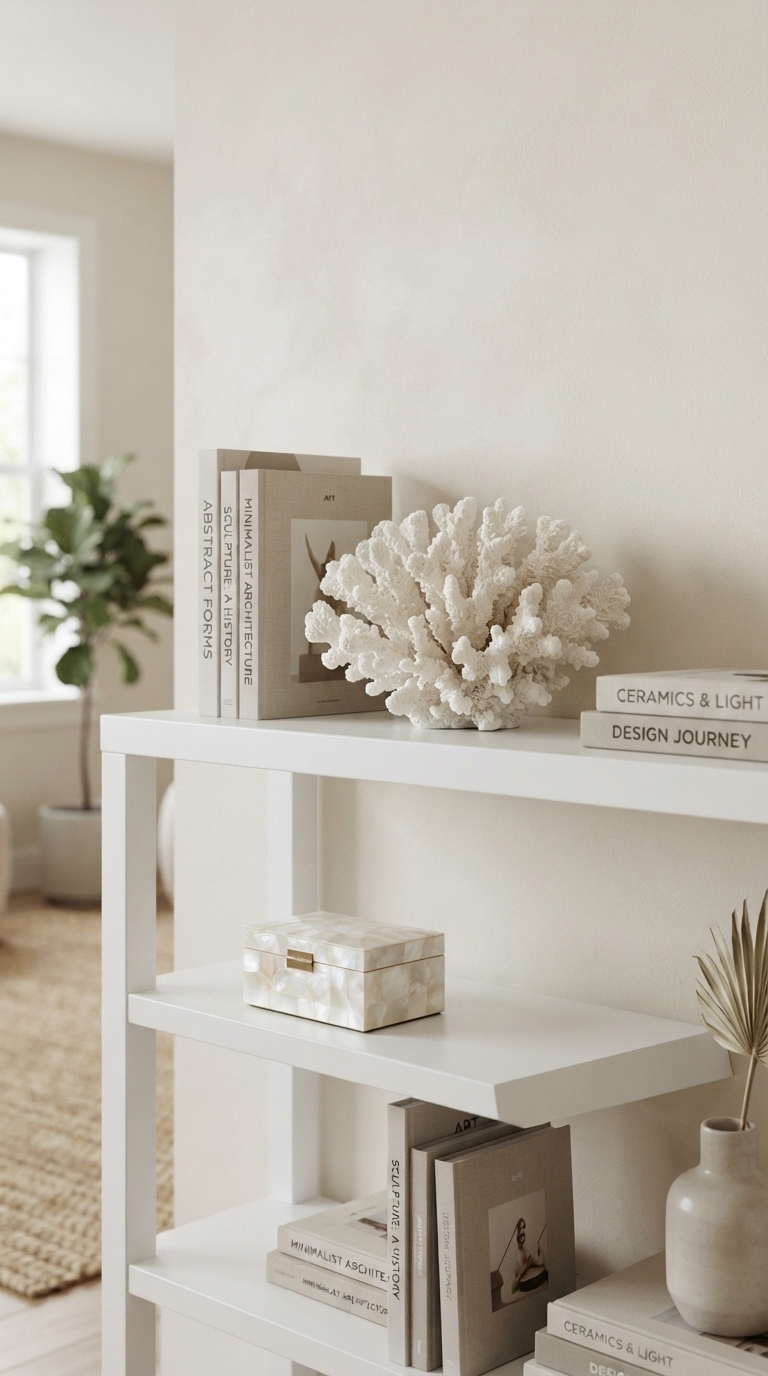 3. Opt for Understated Shell & Coral Accents