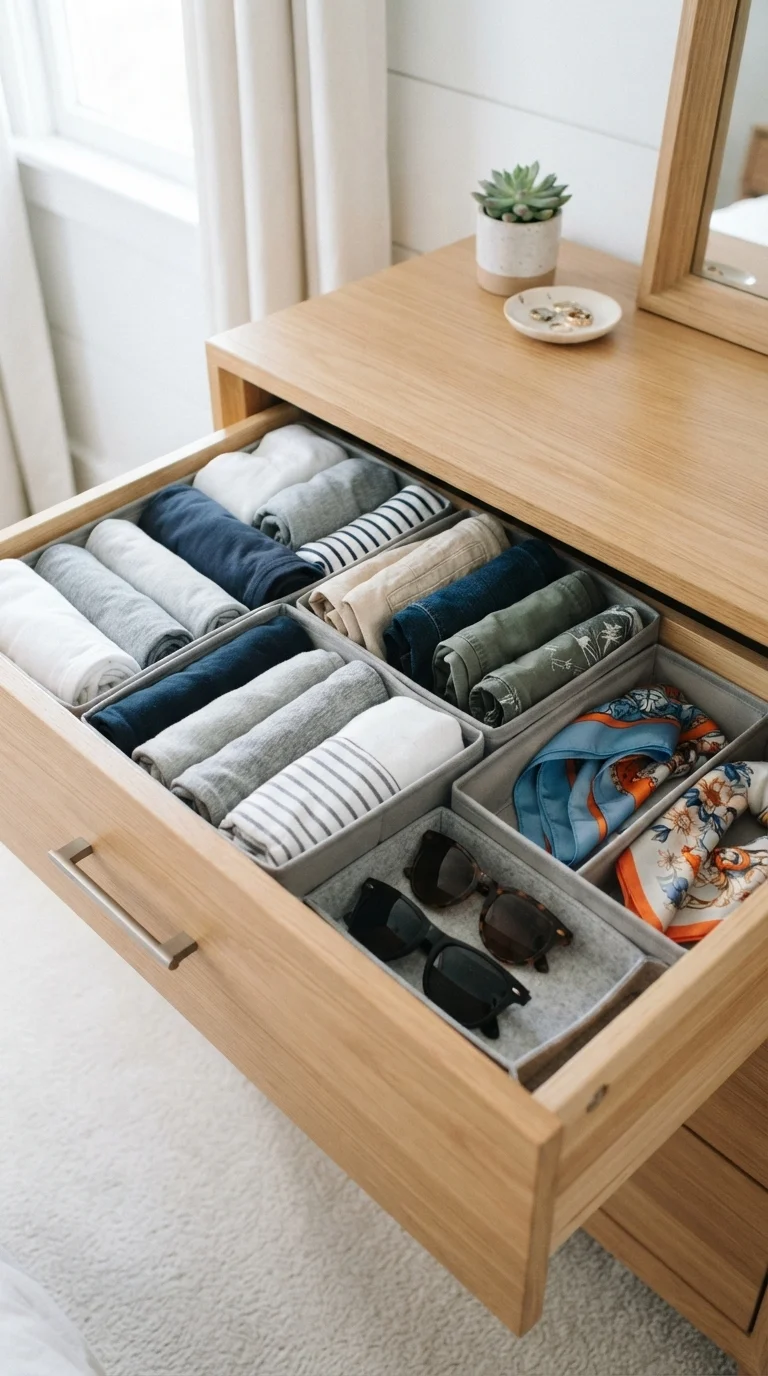 3. Organize Drawers with Dividers and Organizers