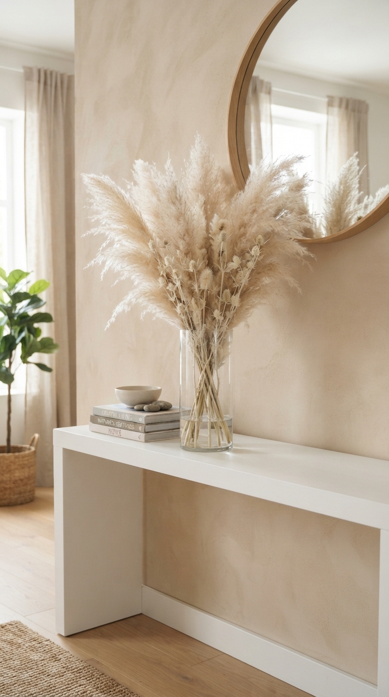 3. Pampas Grass and Dried Florals