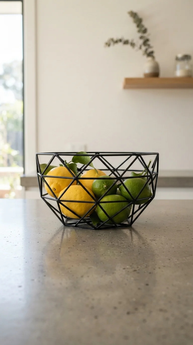 3. Sculptural Metal Statement Piece