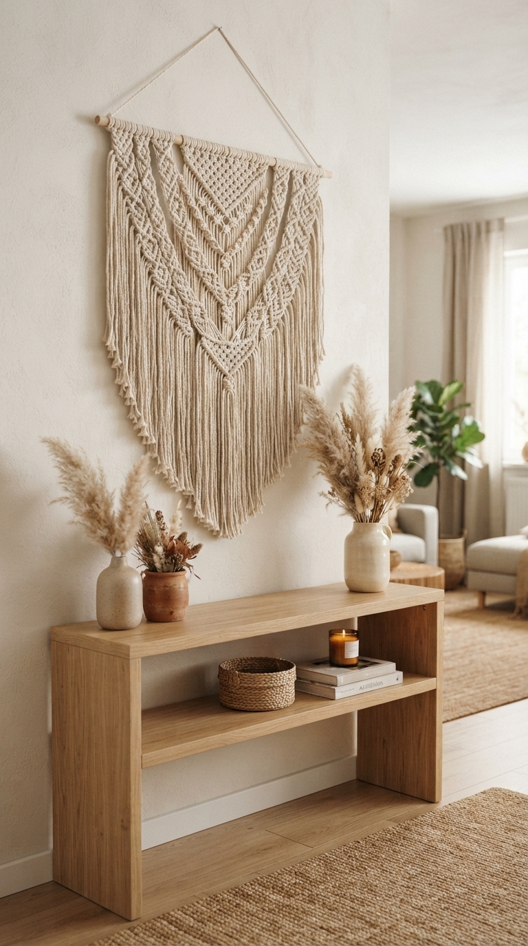 4. Create Artistic Flair with Macrame Wall Hangings