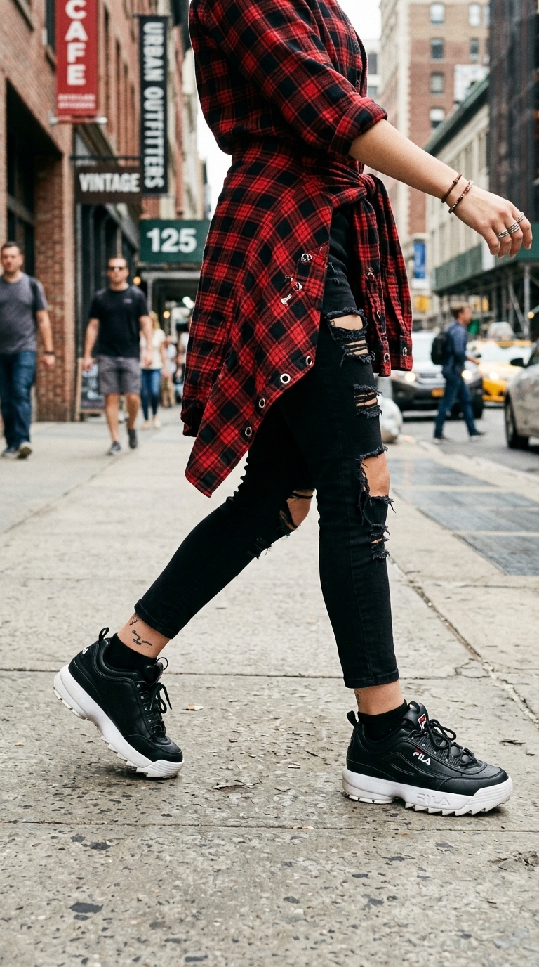 4. Flannel Shirt for Cozy Street Style
