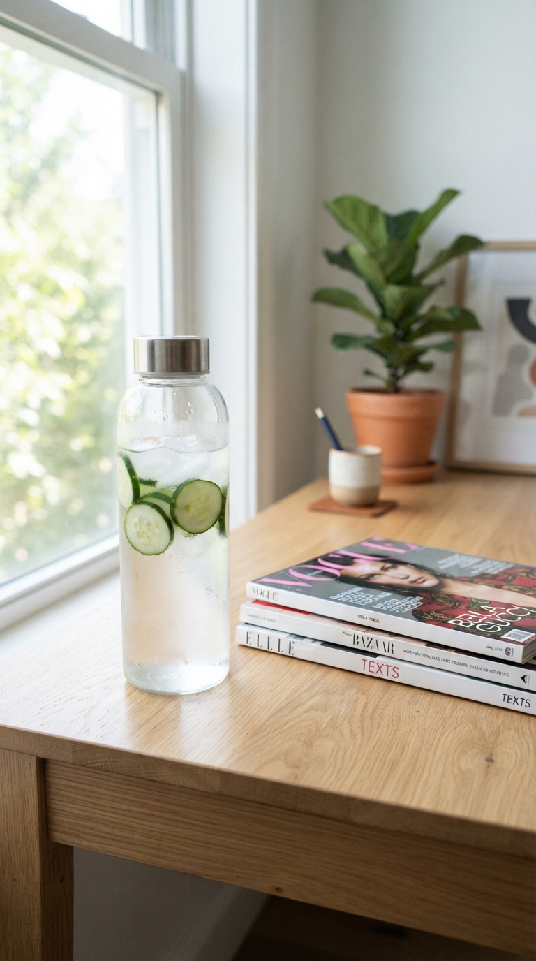 4. Hydrate from the Inside Out: Water Intake