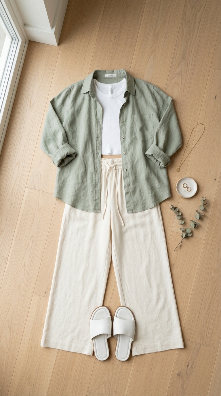 5. Linen Blend for Elevated Comfort