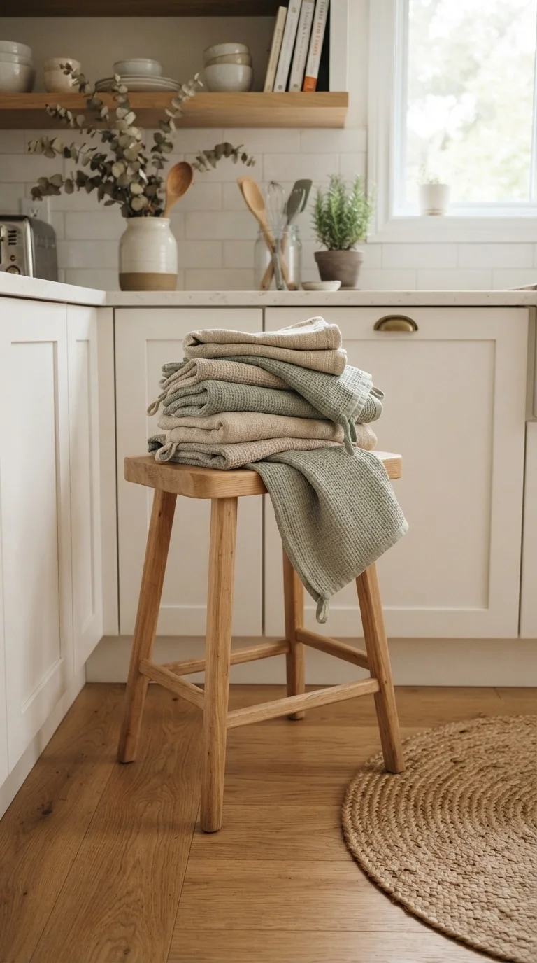 5. Refresh Your Kitchen Textiles