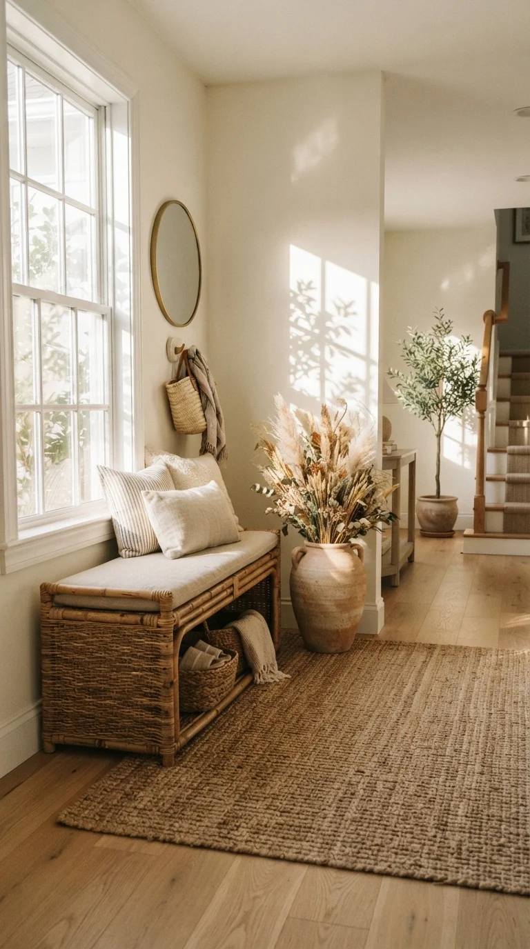 5. Woven Textures & Natural Light