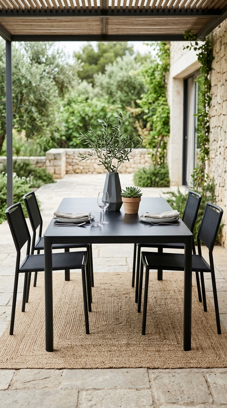 6. Minimalist Modern Al Fresco