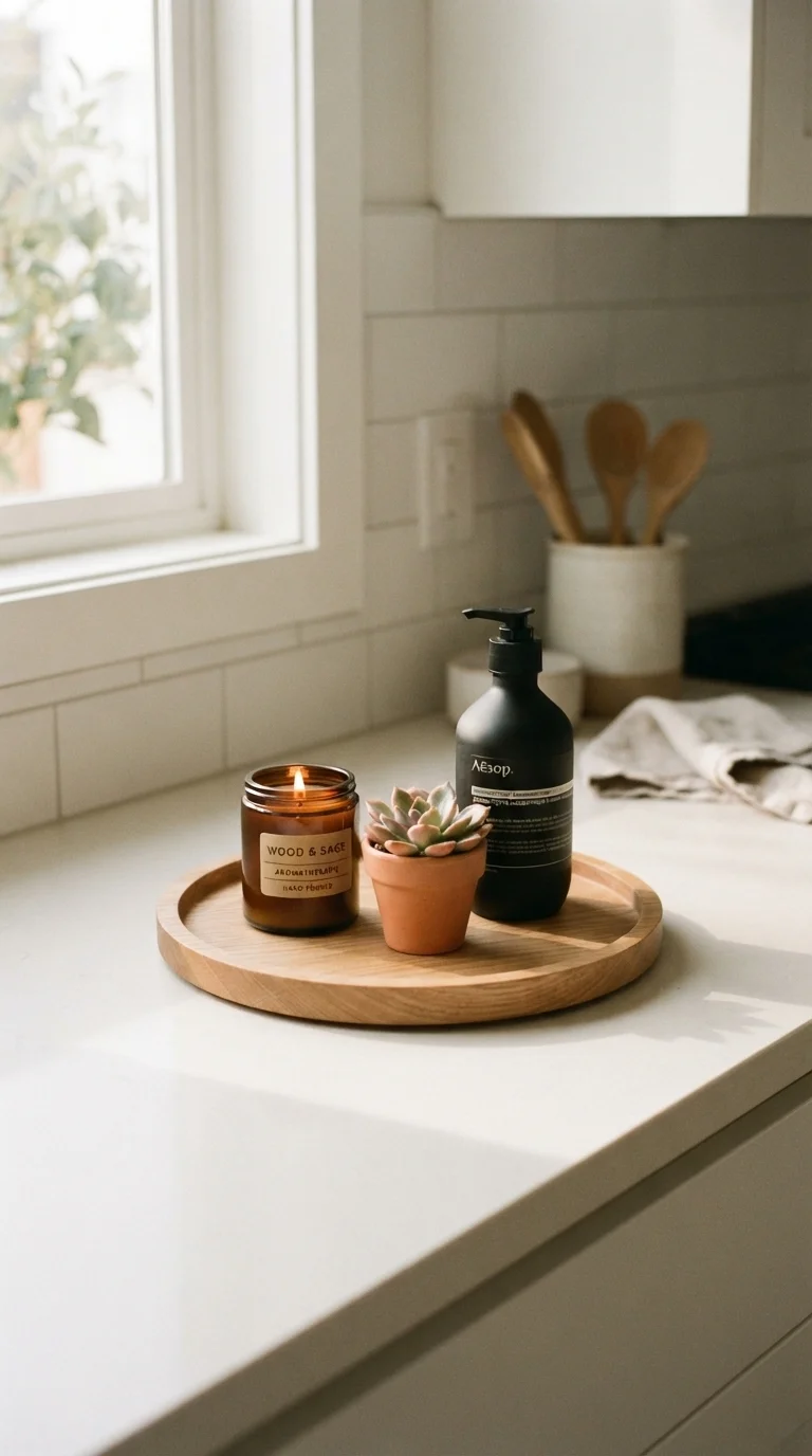 6. Minimalist Tray Vignette