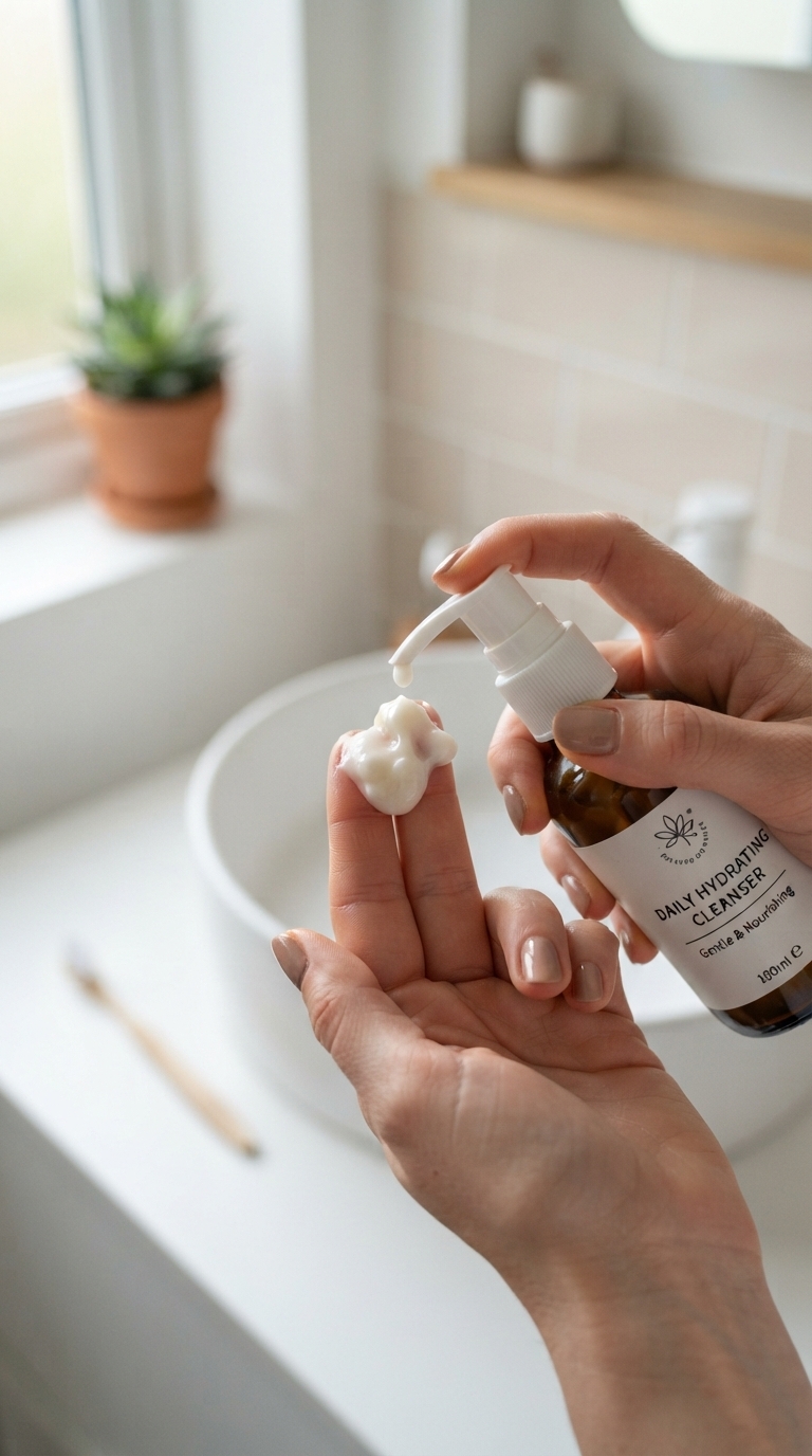6. Opt for a Gentle, Hydrating Cleanser