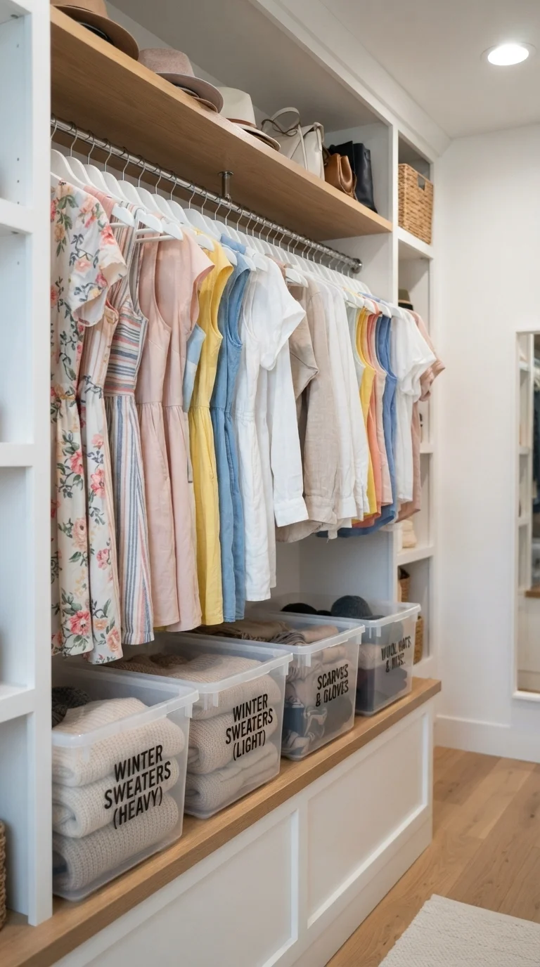 6. Rotate Seasonal Clothing Smartly