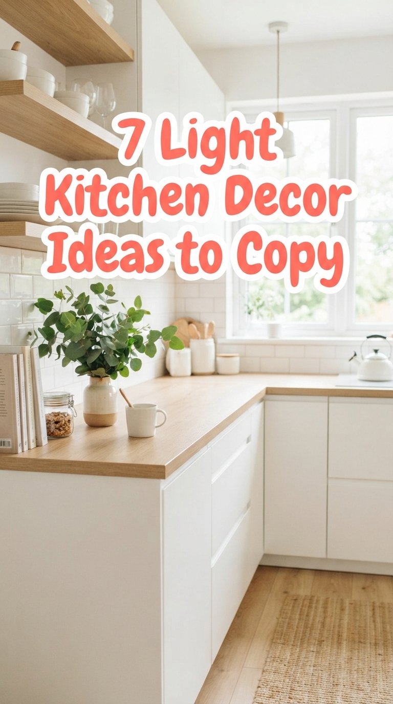 7 Light Kitchen Decor Ideas to Copy