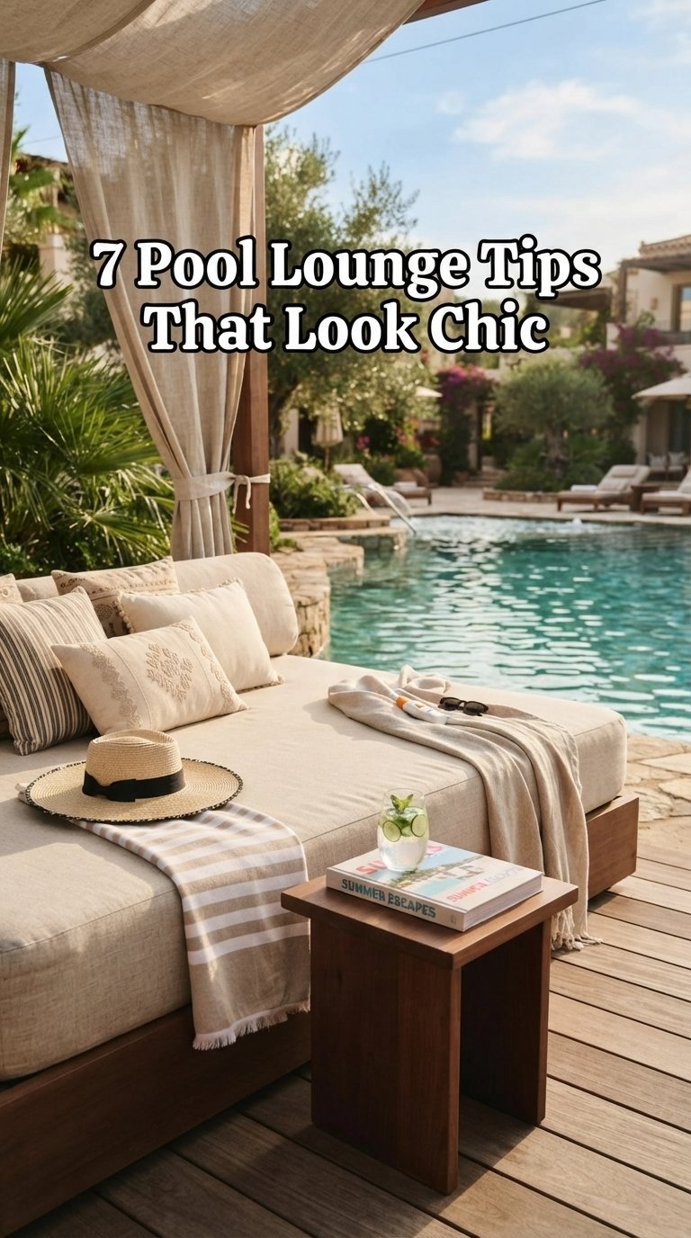 7 Pool Lounge Tips That Look Chic