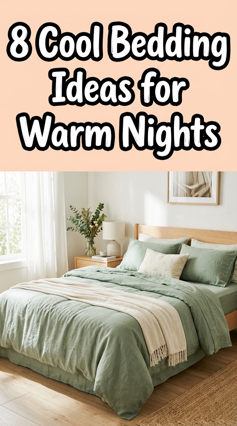 8 Cool Bedding Ideas for Warm Nights