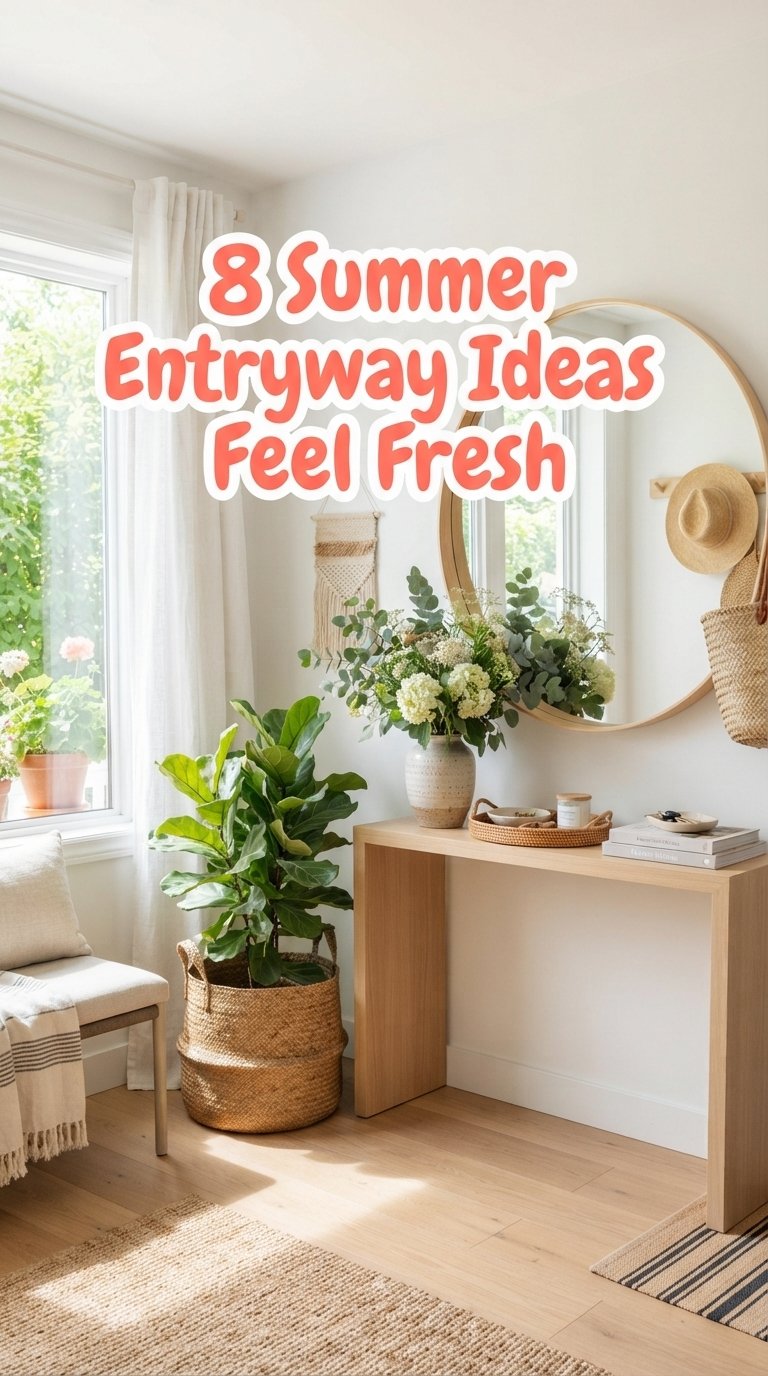 8 Summer Entryway Ideas That Feel Fresh