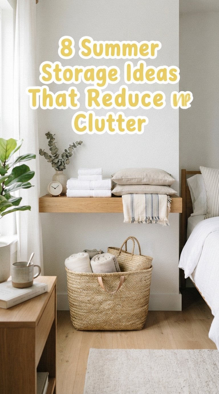 8 Summer Storage Ideas That Reduce Clutter