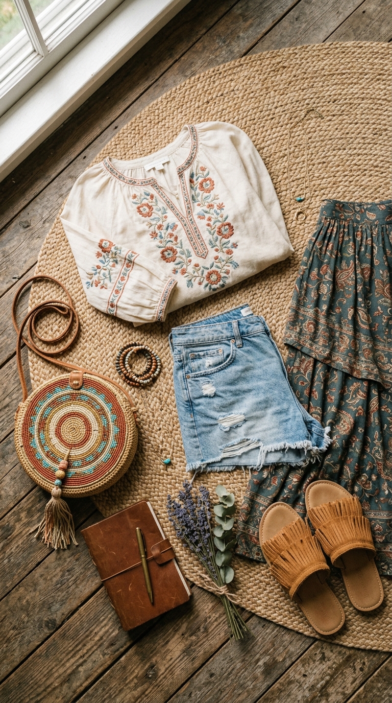 8. Bohemian Wanderlust: Free-Spirited Style
